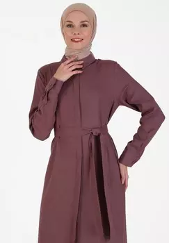 Платье макси TAVIN Modanisa, фиолетовый