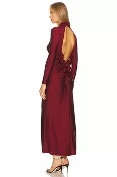 Платье макси тельма Camila Coelho, цвет burgundy