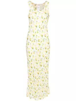 Платье макси Tonale с принтом Sportmax, бежевый