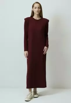 Платье макси Touch Priv, бордовый