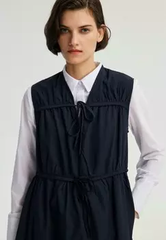 Платье макси Touch Priv, темно-синий