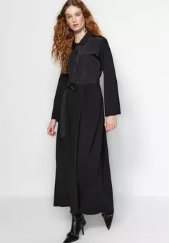 Платье макси Trendyol, черное