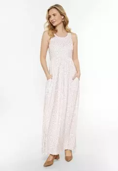 Платье макси usha, розовый