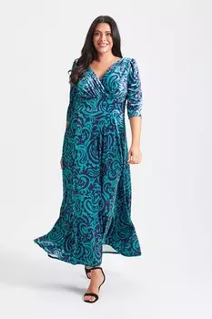 Платье макси Verity Scarlett & Jo, синий