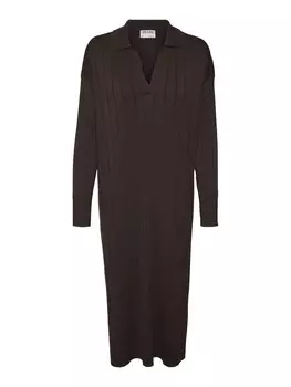 Платье макси VERO MODA Dress, коричневый