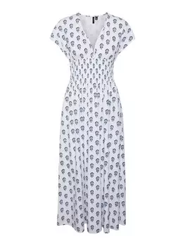 Платье макси VERO MODA Dress MYKONOS, цвет blue/white