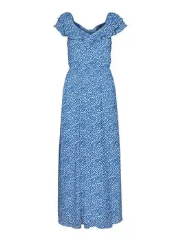 Платье макси VERO MODA Dress SMILLA, небесно-синий