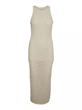 Платье макси VERO MODA Dress, темно-бежевый