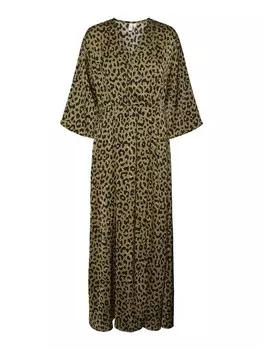 Платье макси VERO MODA Dress VMAmela, оливковый