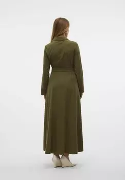 Платье макси Vero Moda, оливковый