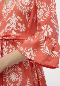 Платье макси Vero Moda, оранжевый