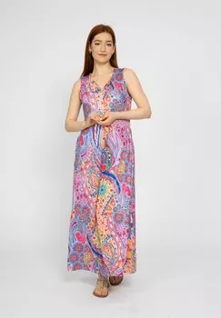 Платье макси VICCI Germany, разноцветный