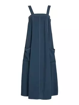 Платье макси VILA Dress JULIMINA, темно-синий