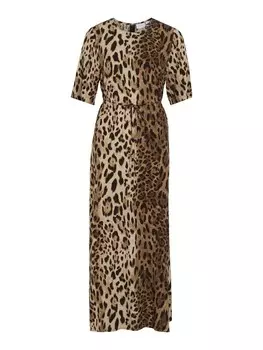 Платье макси VILA Dress VILEA, цвет brown/light brown