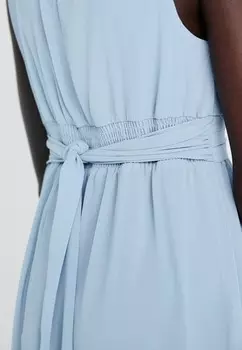 Платье макси VIMILINA VNECK WRAP DRESS VILA, светло-голубой