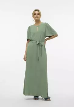Платье макси VMALVA LANGES Vero Moda, зеленый