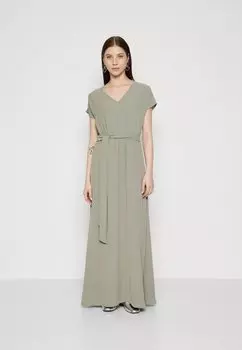 Платье макси VMALVA V NECK DRESS Vero Moda, цвет vetiver