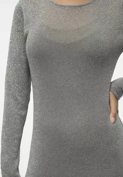 Платье макси VMCASS Vero Moda, темно-серый