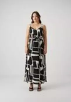 Платье макси VMCEASY SLIT V NECK DRESS Vero Moda, черный