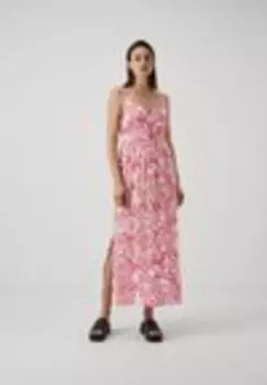 Платье макси VMEASY SLIT V NECK DRESS Vero Moda, розовый