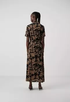 Платье макси VMEVA EASY SHIRT DRESS Vero Moda, черный