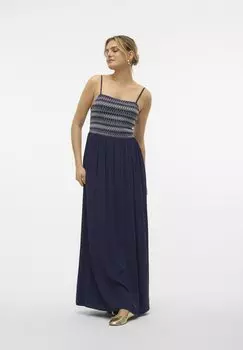 Платье-макси Vmhouston Singlet Dress Vero Moda, темно-синий