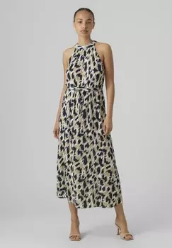Платье макси Vmjenny Halter Dress Vero Moda, темно-синее