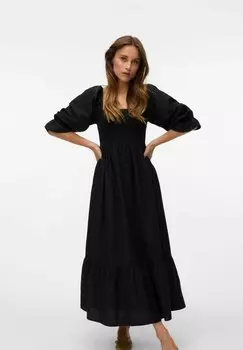 Платье макси VMMARIELL LANGES Vero Moda, черный