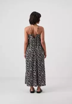 Платье макси Vmpage Singlet V Neck Dress Vero Moda, черный