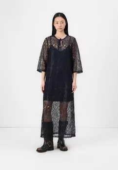 Платье макси VMSIGNA DRESS Vero Moda, темно-синий
