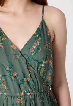 Платье макси Vmsmilla Singlet Wrap Vero Moda, зеленый