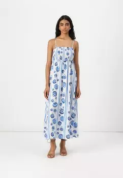 Платье макси VMTINE TIRA BANDEAU DRESS Vero Moda, кремовый