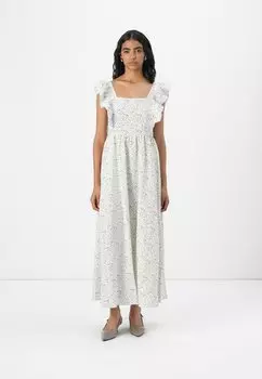 Платье макси VMVIOLA FRILL MIDI DRESS Vero Moda, белый