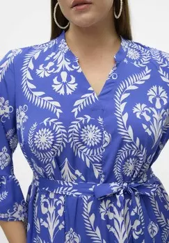 Платье макси VMZERA Vero Moda Curve, синий