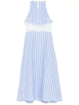 Платье макси в полоску SANDRO, синий