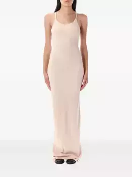 Платье макси в рубчик ETERNE, розовый