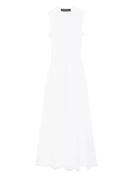 Платье макси в рубчик Federica Tosi, белый