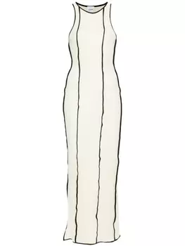 Платье макси Wanda Nanushka, бежевый