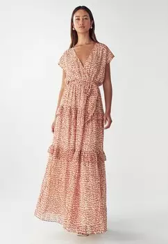 Платье макси WILLA, бежевый