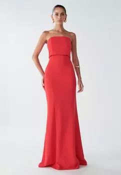 Платье макси WILLA, красный