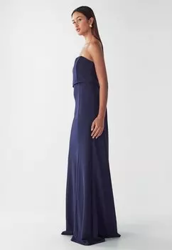 Платье макси WILLA, синий