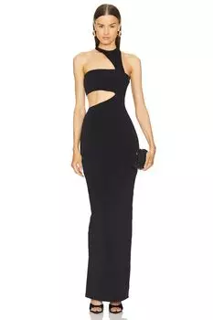 Платье макси x revolve trinity Michael Costello, черный