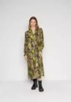 Платье макси Yas, коричневый