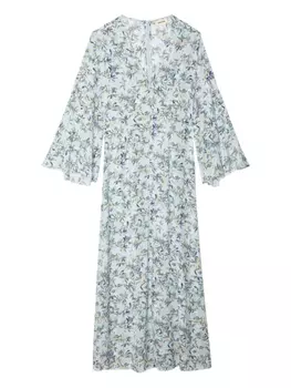 Платье макси Zadig&Voltaire Rasato, синий