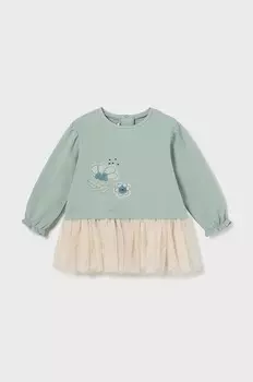 Платье Mayoral для маленькой девочки, бирюзовый