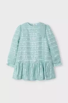 Платье Mayoral для маленькой девочки, бирюзовый