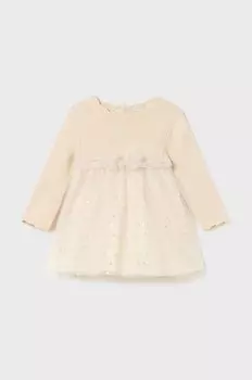 Платье Mayoral для новорожденных, бежевый