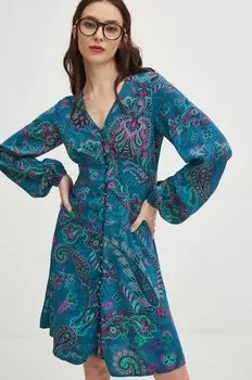 Платье Medicine, бирюзовый