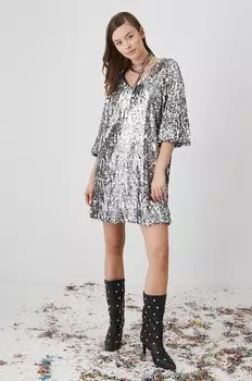 Платье Medicine, серебряный