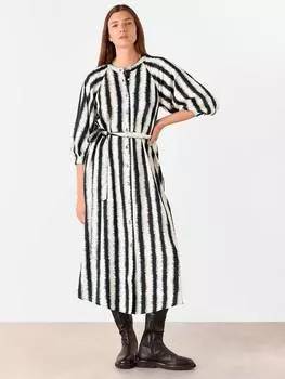 Платье мейбл в туманную полоску Whistles, слоновая кость/разноцветный